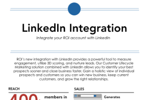 Benefits of ROI - LinkedIn Integration