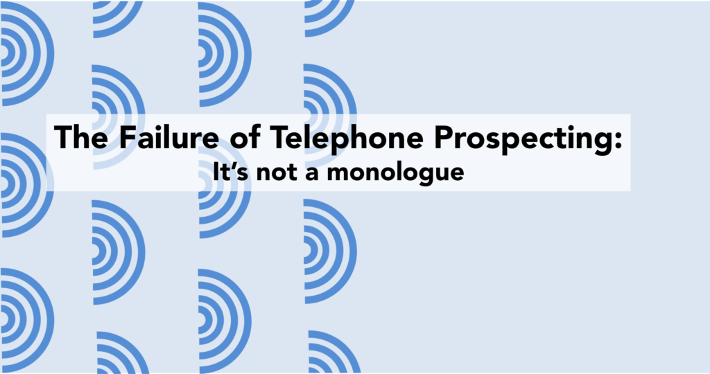 Telephone Prospecting Failure